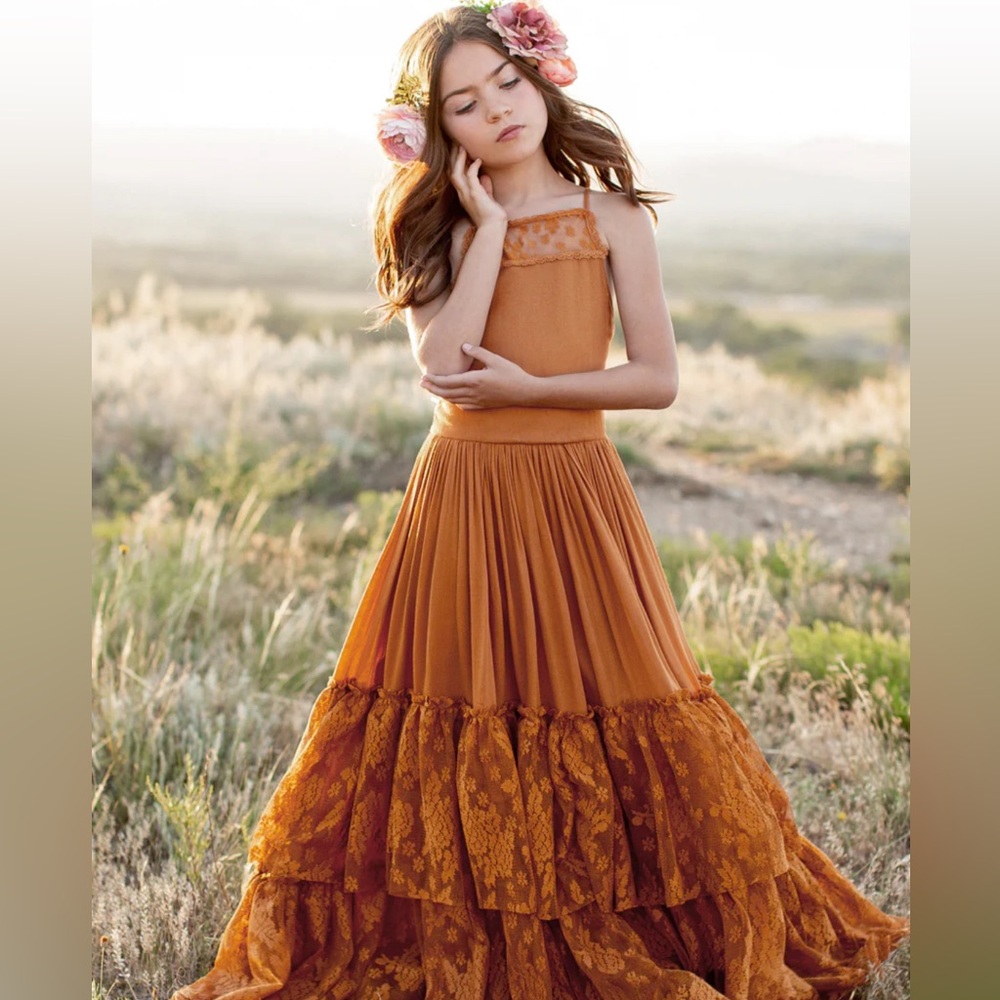 JOYFOLIE CATRIN DRESS IN MARIGOLD